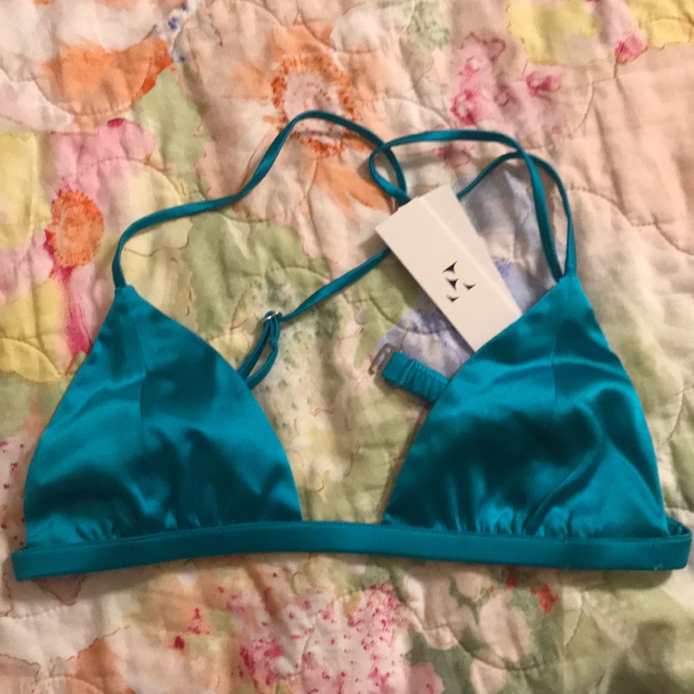 Satin bralette